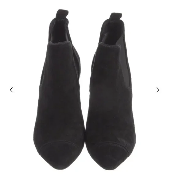 Tory Birch Suede ankle Chelsea boots sz 5 - Picture 3 of 5